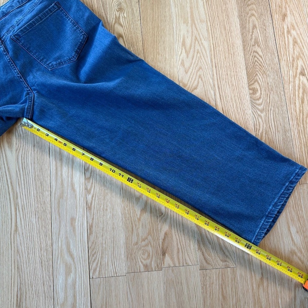 Girl With Curves Wide Leg Blue Jeans Womens 10P - Picture 6 of 7